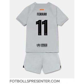 Barcelona Ferran Torres #11 Tredje tröja Barn 2022-23 Kortärmad (+ korta byxor)